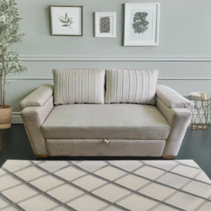 Sofá Cama Moderno de Dos Plazas con Extensión